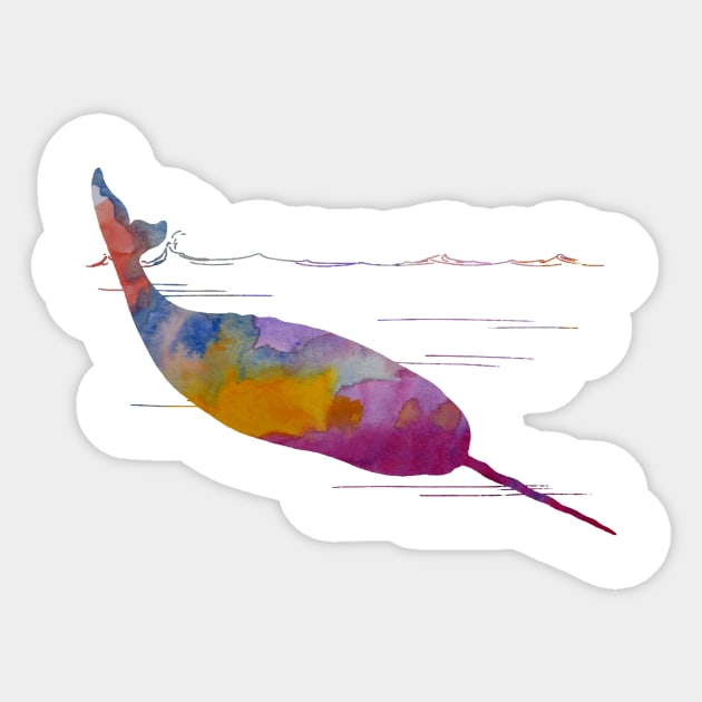 Narwhal Sticker by BittenByErmines